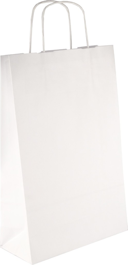 PS204G002 med snoet papirhåndtag hvid 240x100x360 mm