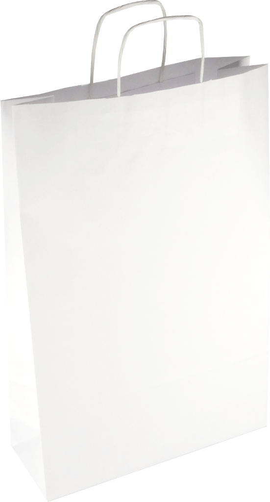 PS212G002 med snoet papirhåndtag hvid 350x180x440 mm